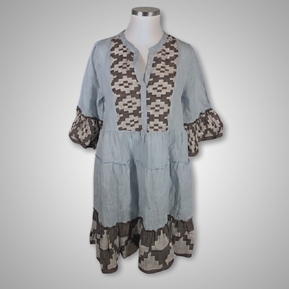 orientique Dresses & Skirts - Knee length 100% linen dress